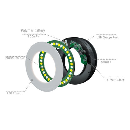 Led Selfie Ring Light for Cell Phone Photography Video Lighting Camera Photo on Youtube Live Streaming with USB Plug